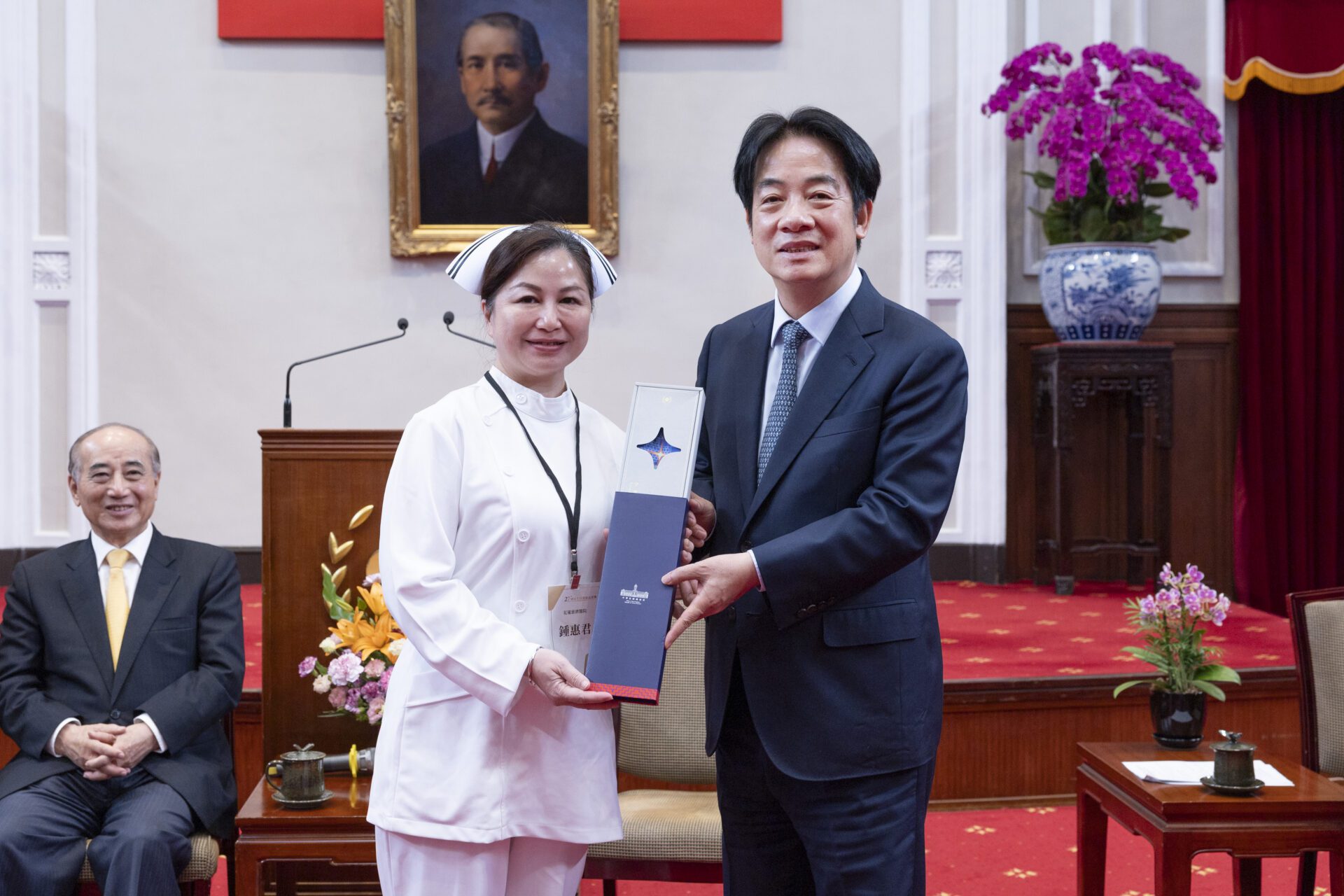 花蓮慈濟醫院獲27屆國家生技醫療品質獎1金1銅 　接受賴總統勗勉