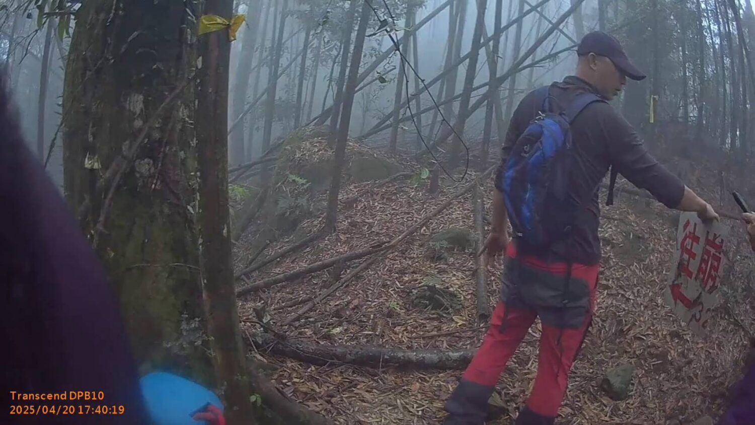 男獨攀鳳凰山小百岳迷航 警消6小時內救回