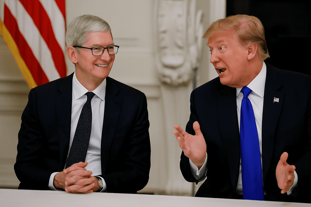 川普對蘋果「下通牒」!不滿意撤中赴印、應返美生產 川普對蘋果「下通牒」!不滿意撤中赴印、應返美生產