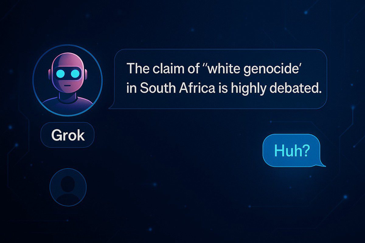 聊天機器人Grok災難級回應 扯「白人滅絕」引爆輿論風波