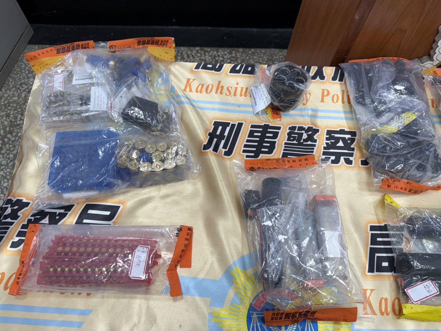 高市刑大破獲行動軍火庫  逮槍炮犯持有槍砲及毒品