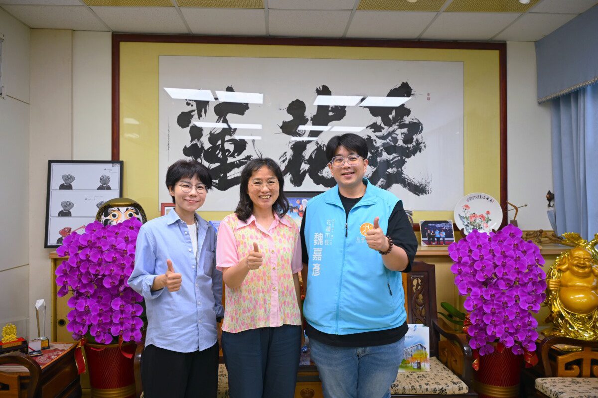 花蓮水公司主任拜會市長魏嘉彥 籲設水塔強化防災儲水力 花蓮水公司主任拜會市長魏嘉彥 籲設水塔強化防災儲水力