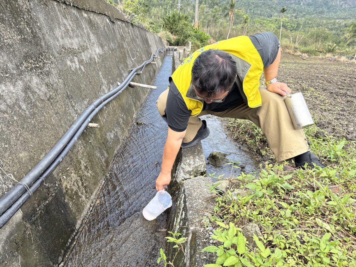 臺東守護農業環境零污染 環保局針對60處農地水土檢測全數合格