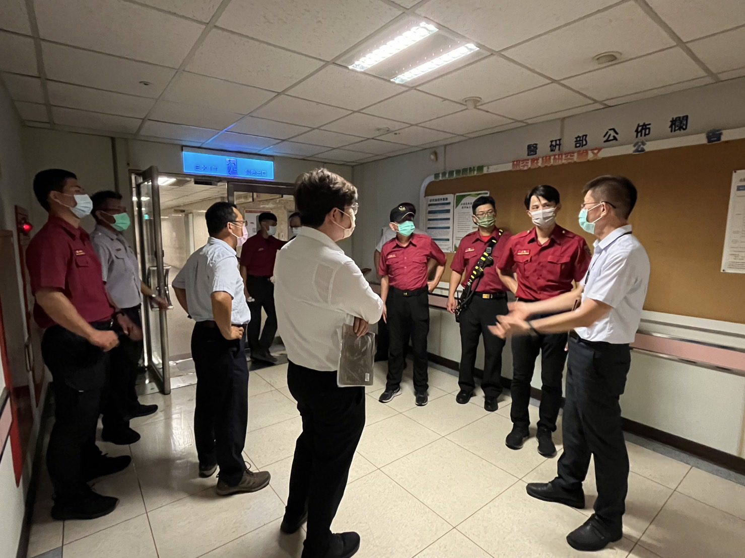 強化醫療院所防災應變 消防鳥松分隊深入高雄長庚醫院實地踏勘 強化醫療院所防災應變 消防鳥松分隊深入高雄長庚醫院實地踏勘