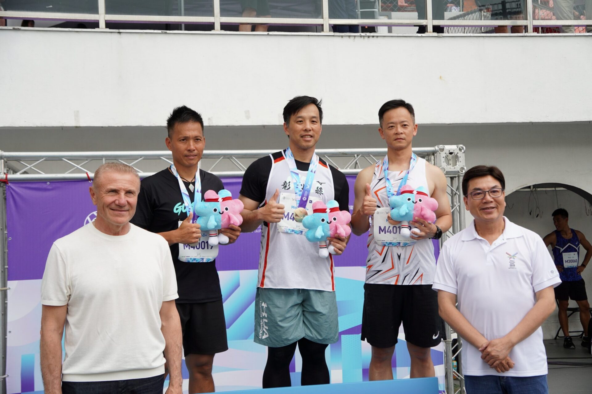 IMGA總會長布卡視察板橋體育場 與新北副市長劉和然交流賽會經驗 IMGA總會長布卡視察板橋體育場 與新北副市長劉和然交流賽會經驗