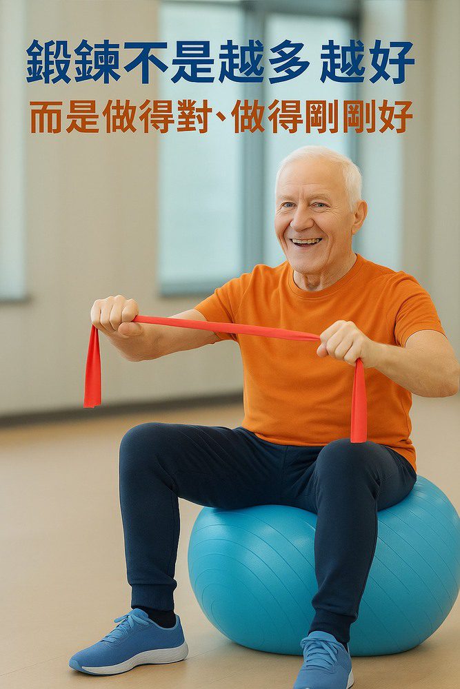 【全方位健康專欄】鍛鍊不是越多越好,而是做得對、做得剛剛好 【全方位健康專欄】鍛鍊不是越多越好,而是做得對、做得剛剛好