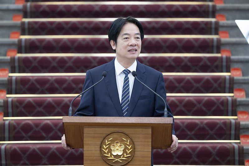 賴清德發表執政周年談話 宣布將對在野黨主席進行「重要國安情勢簡報」