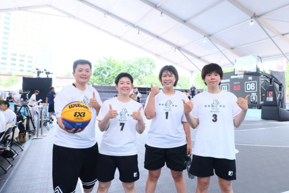 世壯運3對3籃球決戰新北市民廣場 選手們齊讚 世壯運3對3籃球決戰新北市民廣場 選手們齊讚