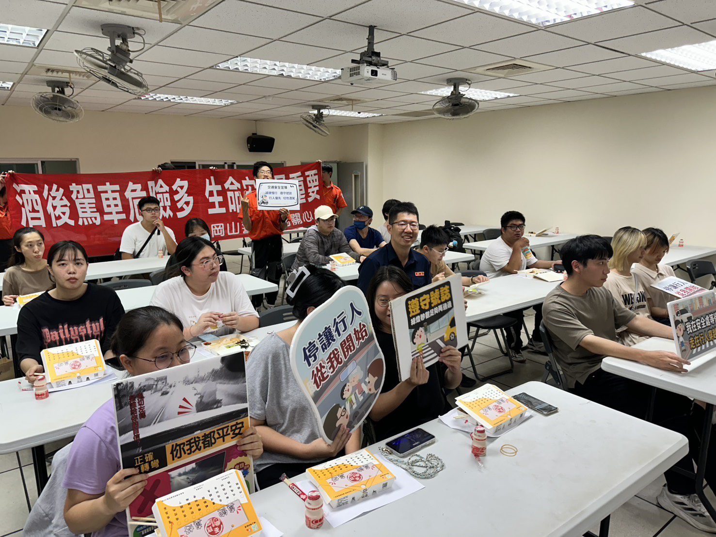 岡山分局攜手樹科大推動防禦駕駛教育  提升學子交通安全意識