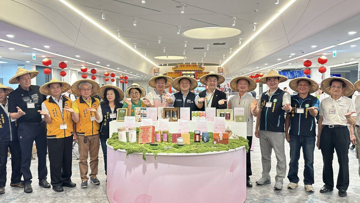 開創先例！桃機國門飄茶香 「桃茶沙龍」快閃店邀國際旅人品味桃園好茶