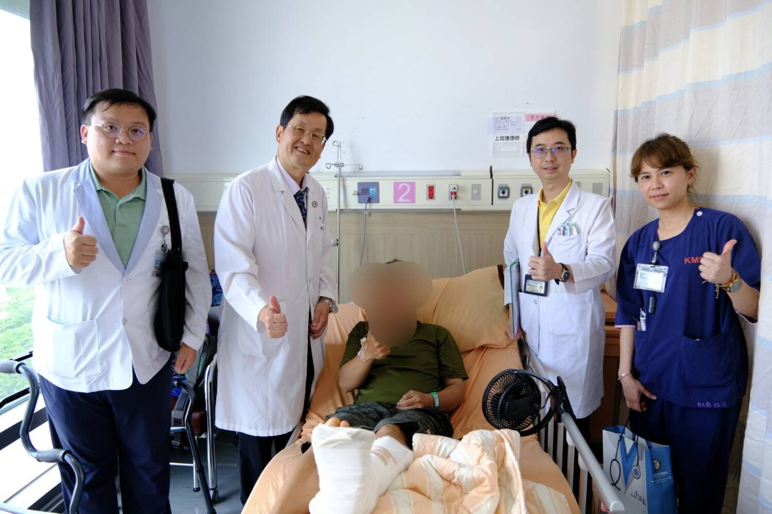 職災照護零缺口 小港醫院完成第2000例個案 醫療團隊即時介入協助 職災照護零缺口 小港醫院完成第2000例個案 醫療團隊即時介入協助