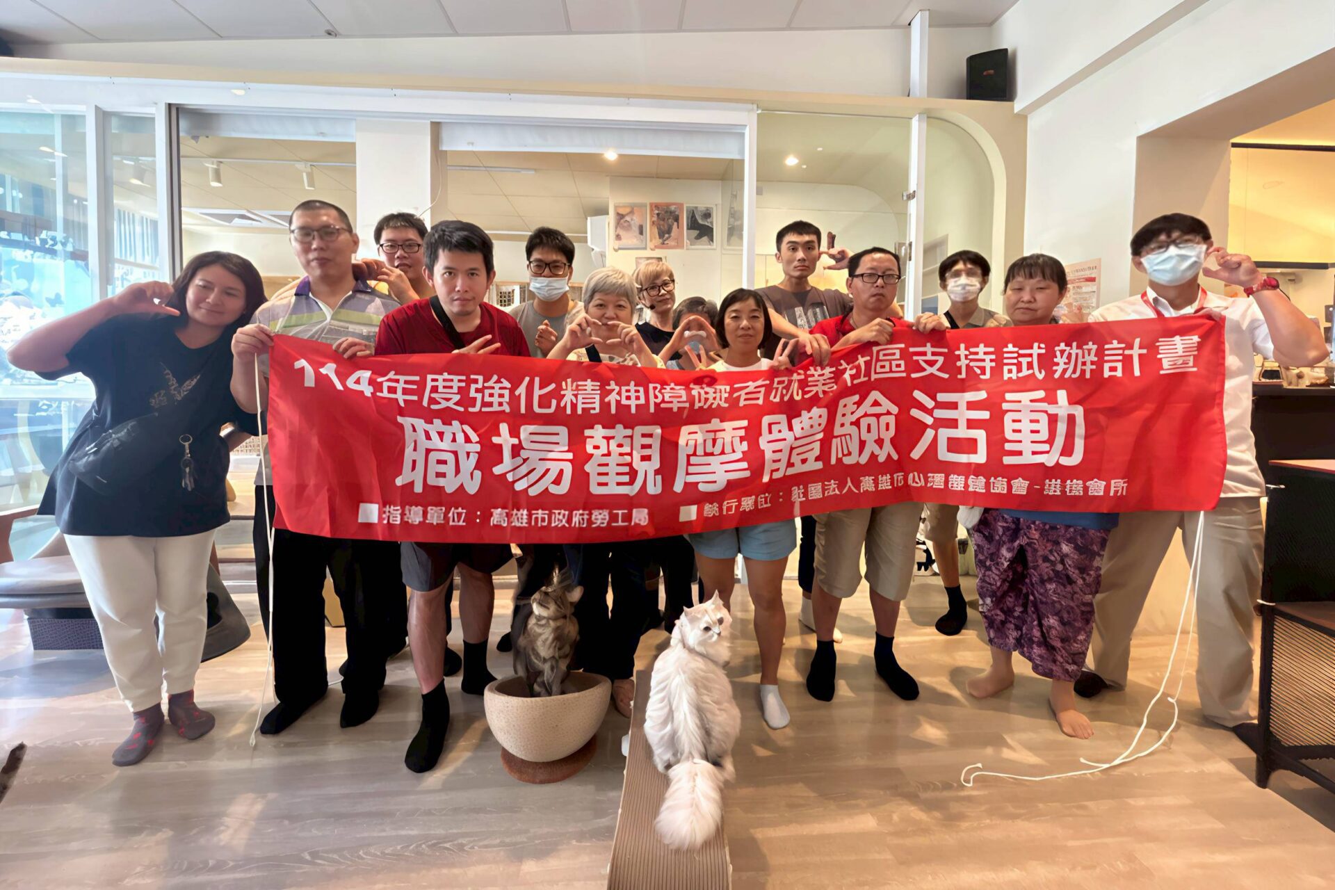 技能養成有貓咪陪伴「角落有貓」打造人寵共學療心靈 技能養成有貓咪陪伴「角落有貓」打造人寵共學療心靈