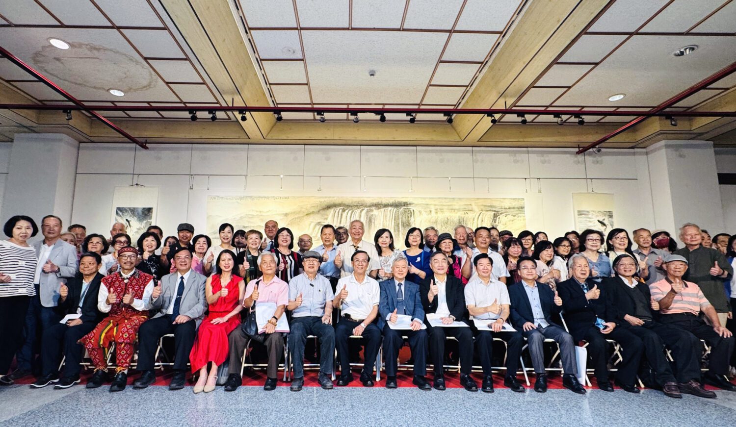 「林清鏡水墨創作展」港區藝術中心開展 展出橫跨四十餘年、近百件水墨代表作 「林清鏡水墨創作展」港區藝術中心開展 展出橫跨四十餘年、近百件水墨代表作