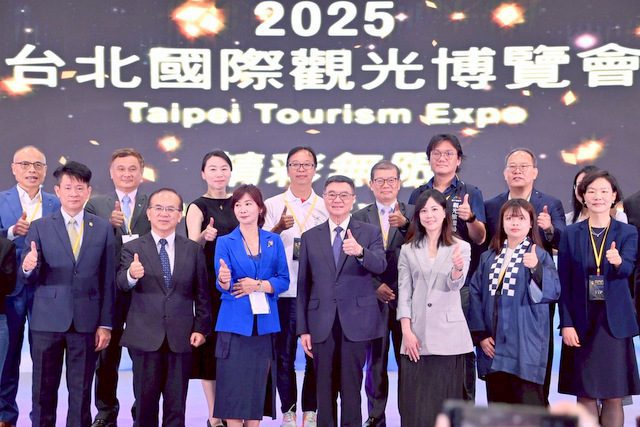 卓榮泰旅展談拼觀光三政策 隻字未提陸客 卓榮泰旅展談拼觀光三政策 隻字未提陸客