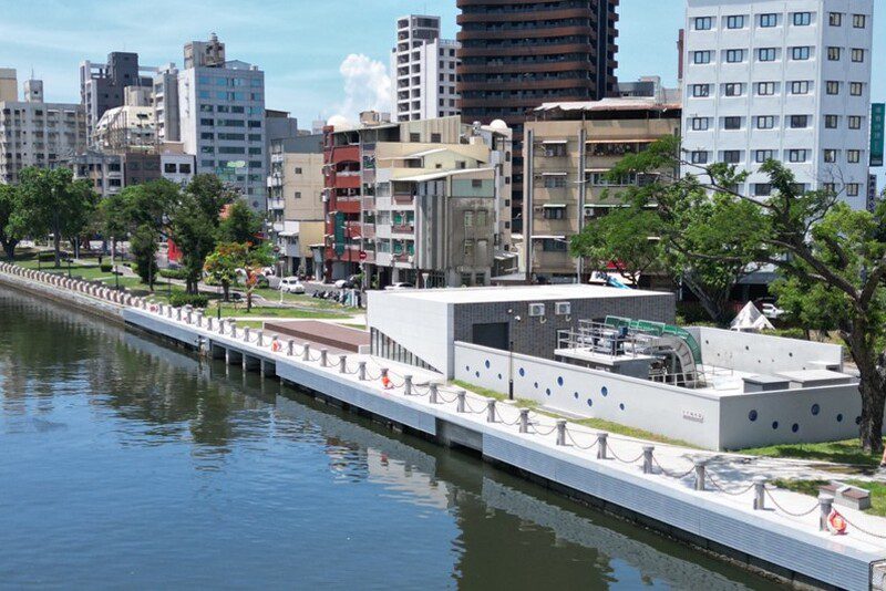 北斗抽水站完工啟用 提升鹽埕區排水效能 北斗抽水站完工啟用 提升鹽埕區排水效能