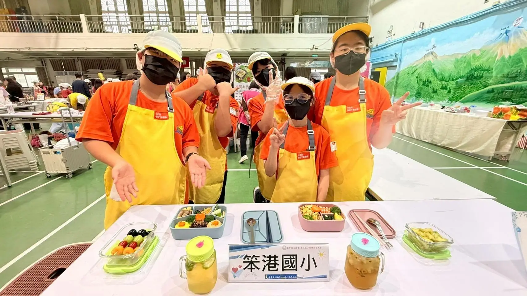 台灣公益廚師協會文山國小 舉辦圓夢盃第3屆小廚神廚藝大賽