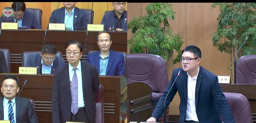 議員錢龍提出重塑坑子溪水岸南延北伸坑子溪 A10重劃區自行車網絡整體規劃等質詢