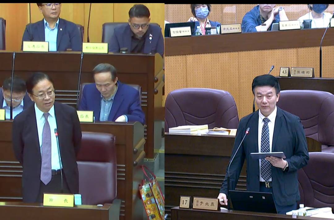 桃園市議會第3屆第5次于北辰議員市政總質詢 桃園市議會第3屆第5次于北辰議員市政總質詢