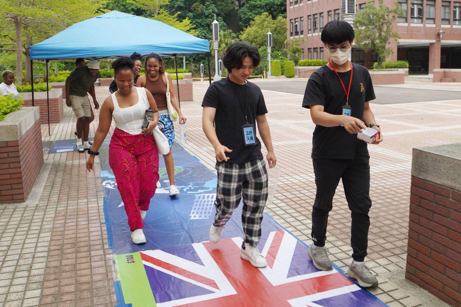 大葉大學創意人體大富翁　挑戰金氏世界紀錄