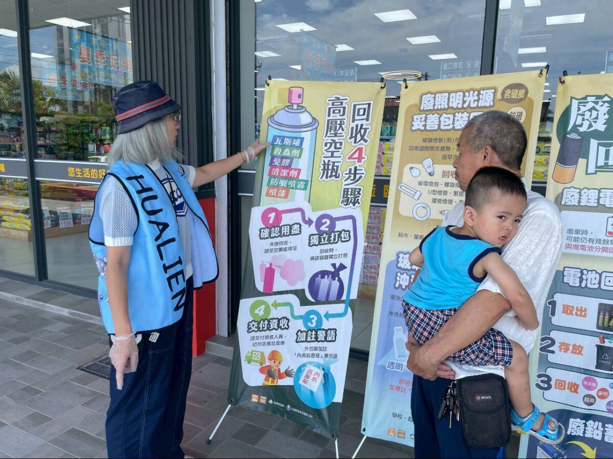 花蓮縣環保局 安全回收資收物 守護花蓮好環境 花蓮縣環保局 安全回收資收物 守護花蓮好環境