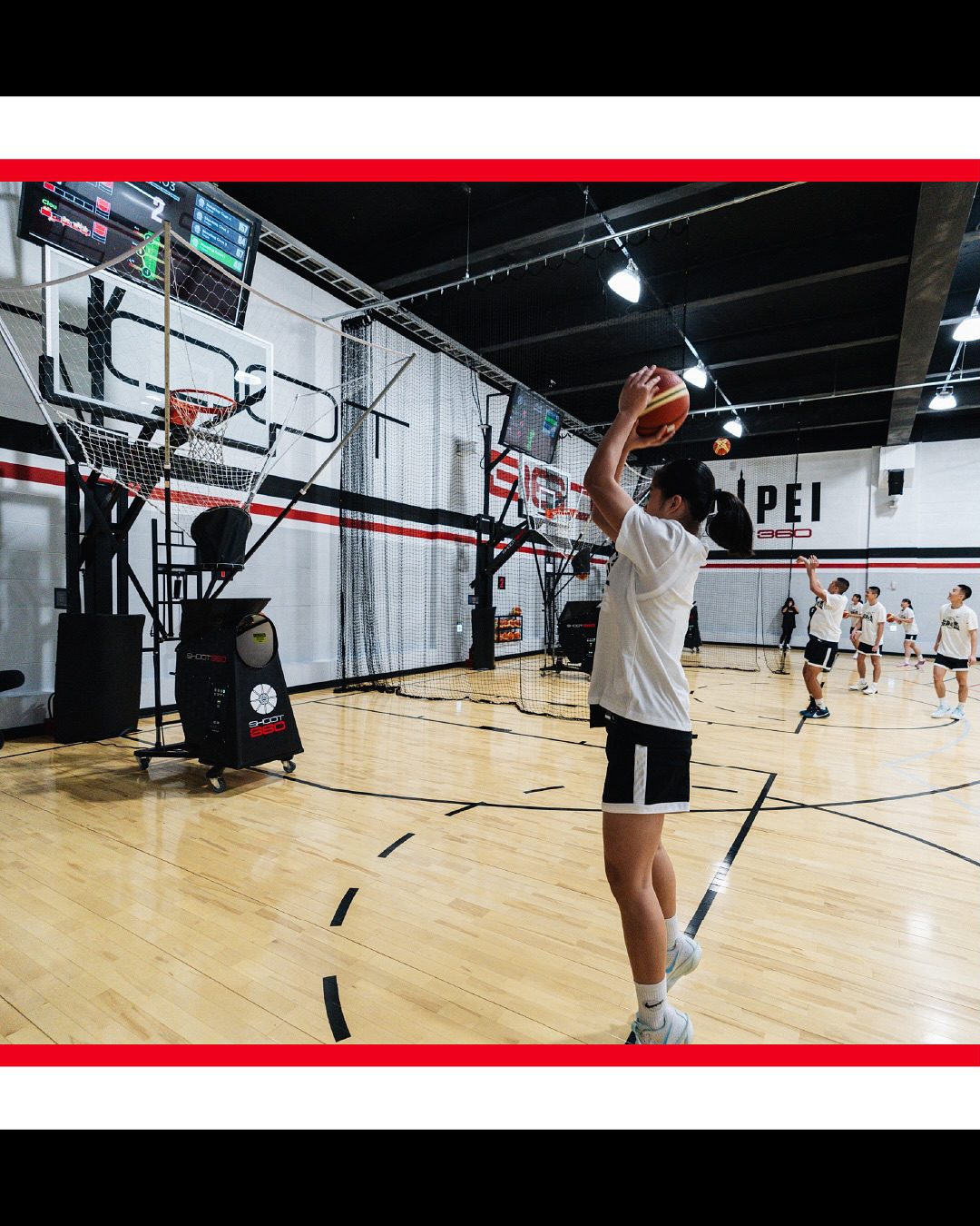 NBA球員訓練機台灣也有　Shoot 360提供籃球科學化訓練