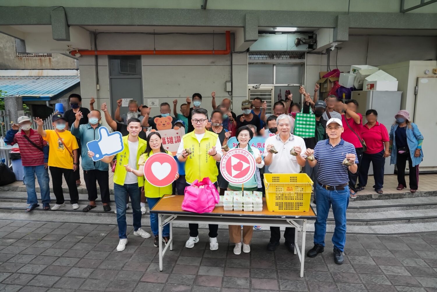 林岱樺關懷慈心園街友：推動社會幸福網，讓每位街友都能重啟人生