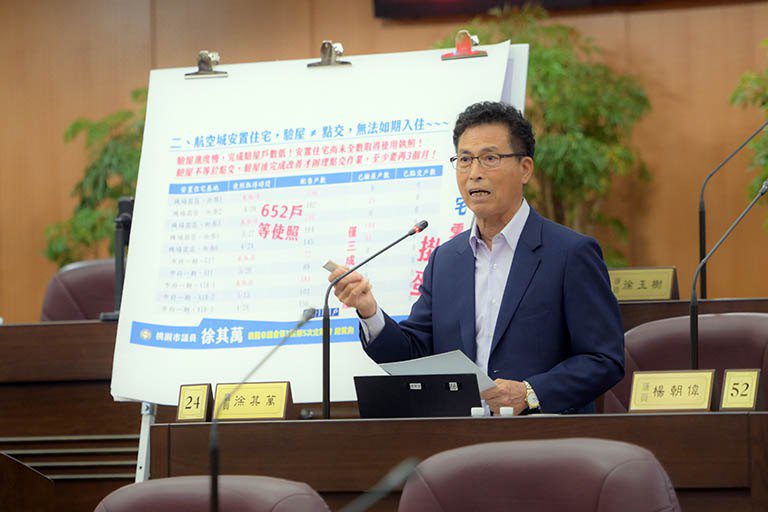 航空城開發拆遷戶處境艱辛 市議員徐其萬:安置住宅零點交! 航空城開發拆遷戶處境艱辛 市議員徐其萬:安置住宅零點交!