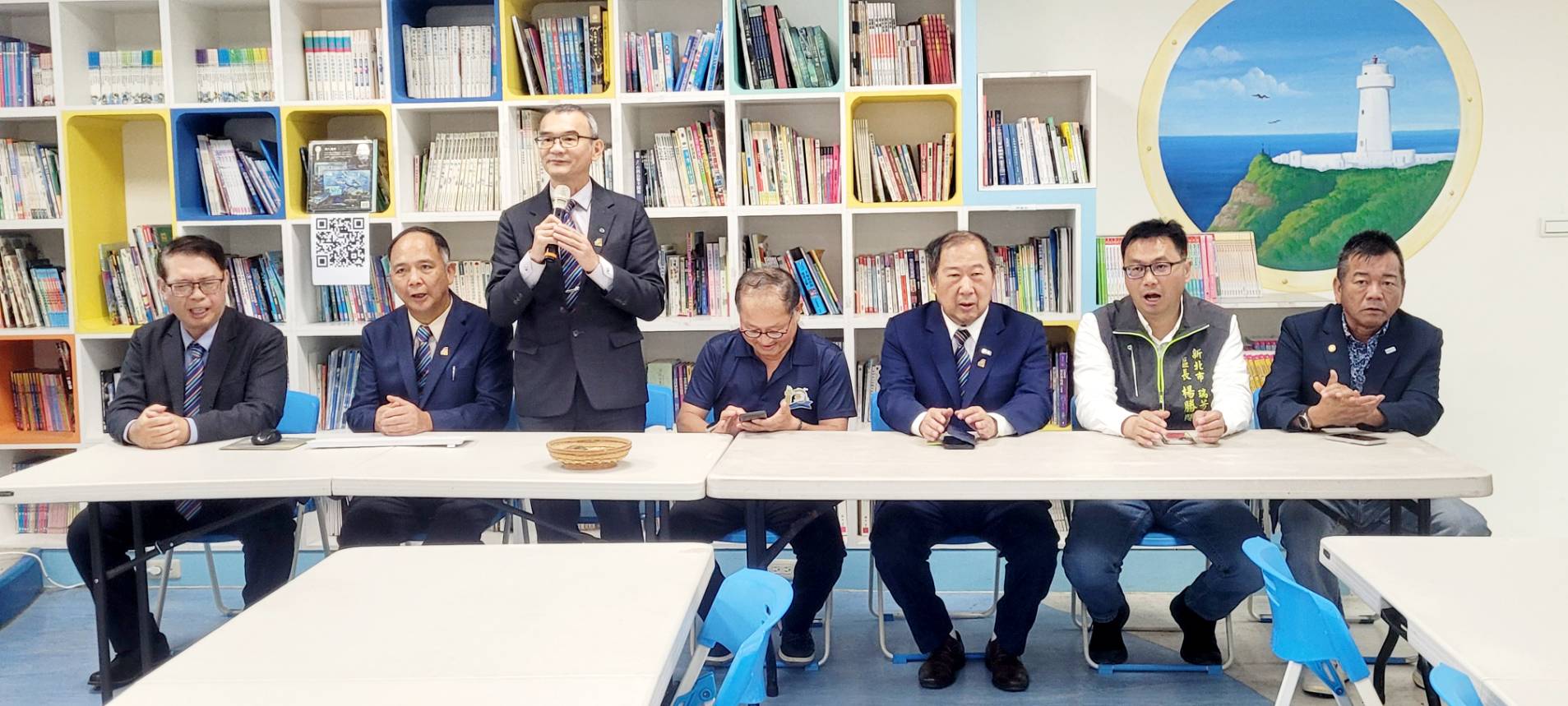 鼻頭國小校長李延昌表示，鼻頭國小與日本佐賀縣玄海町未來學園已持續兩年進行海洋教育交流。