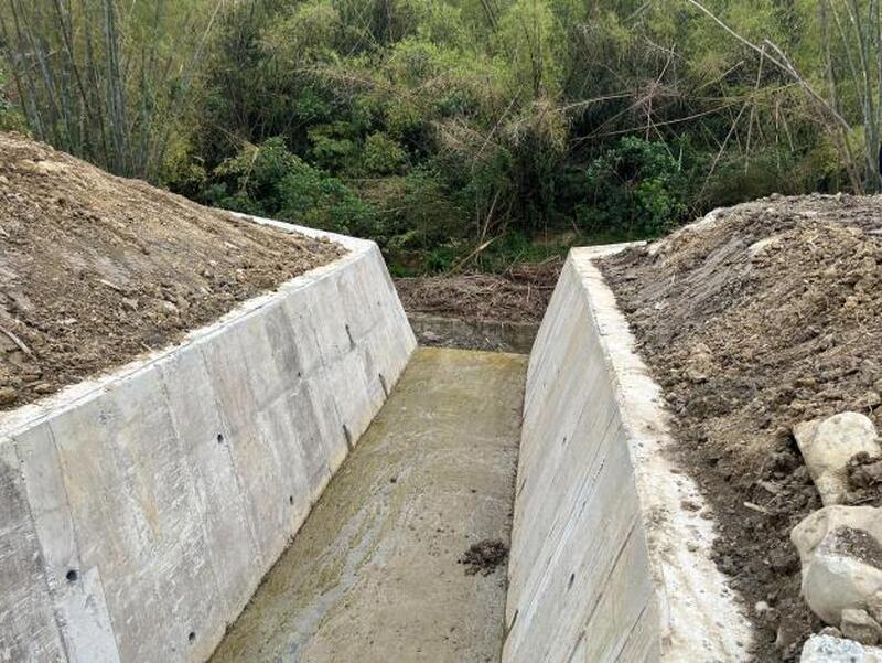 去年凱米颱風豪雨重創 臺南市官田區野溪護岸復建工程提前完工 去年凱米颱風豪雨重創 臺南市官田區野溪護岸復建工程提前完工
