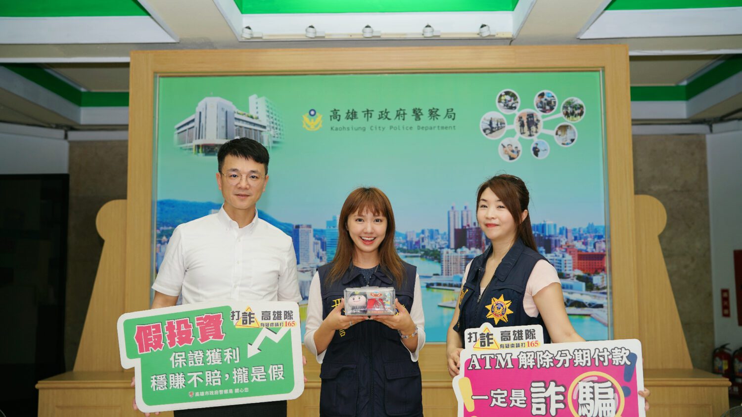 日籍網紅vs詐騙話術  高雄警創意影片宣導防詐