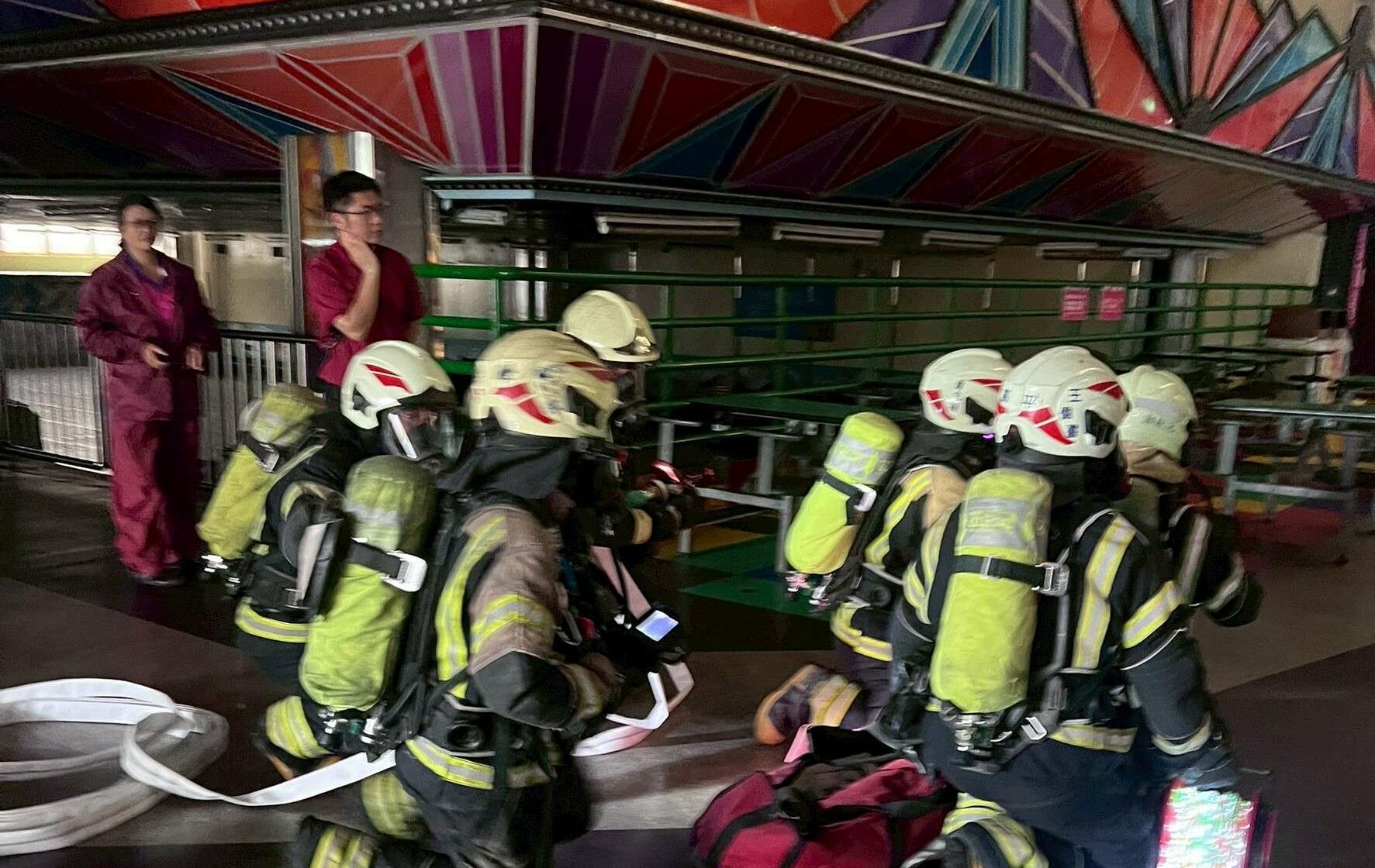 暑期強化第一線救援能力 桃消第四大隊防災演練前進小人國 暑期強化第一線救援能力 桃消第四大隊防災演練前進小人國