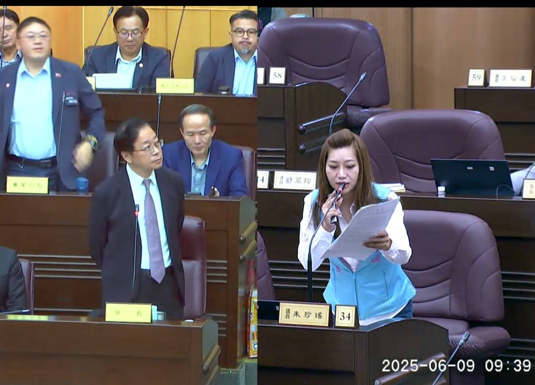 朱珍瑤議員總質詢聚焦通學安全 並關心教育、婦幼暨醫療權益