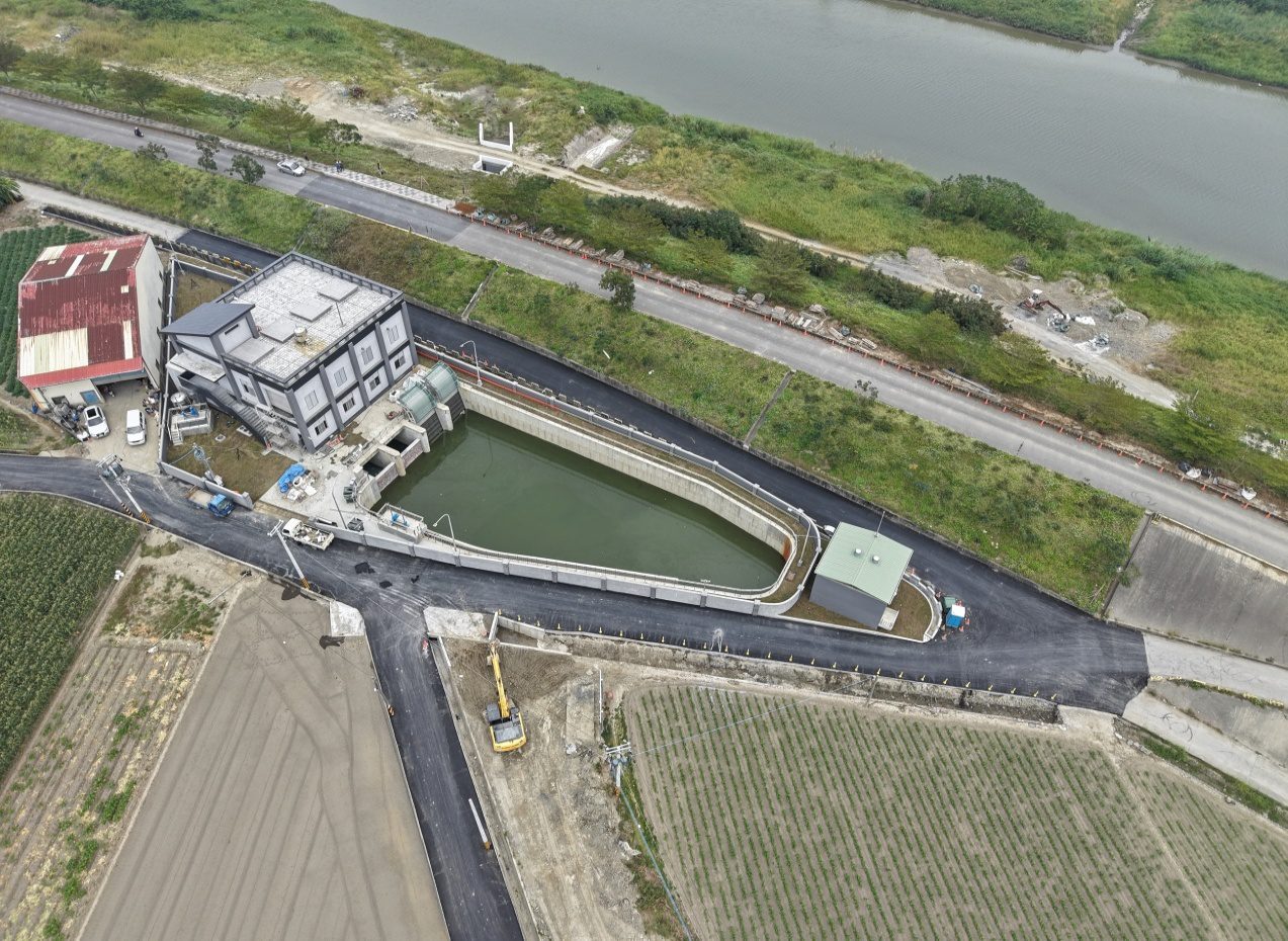 高雄湖內抽水站完工  打造在地防洪新利器