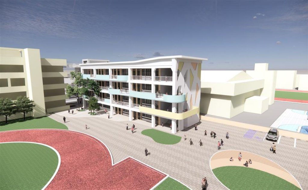 彰化伸港鄉新港國小「北棟教室拆除重建工程」動土 彰化伸港鄉新港國小「北棟教室拆除重建工程」動土