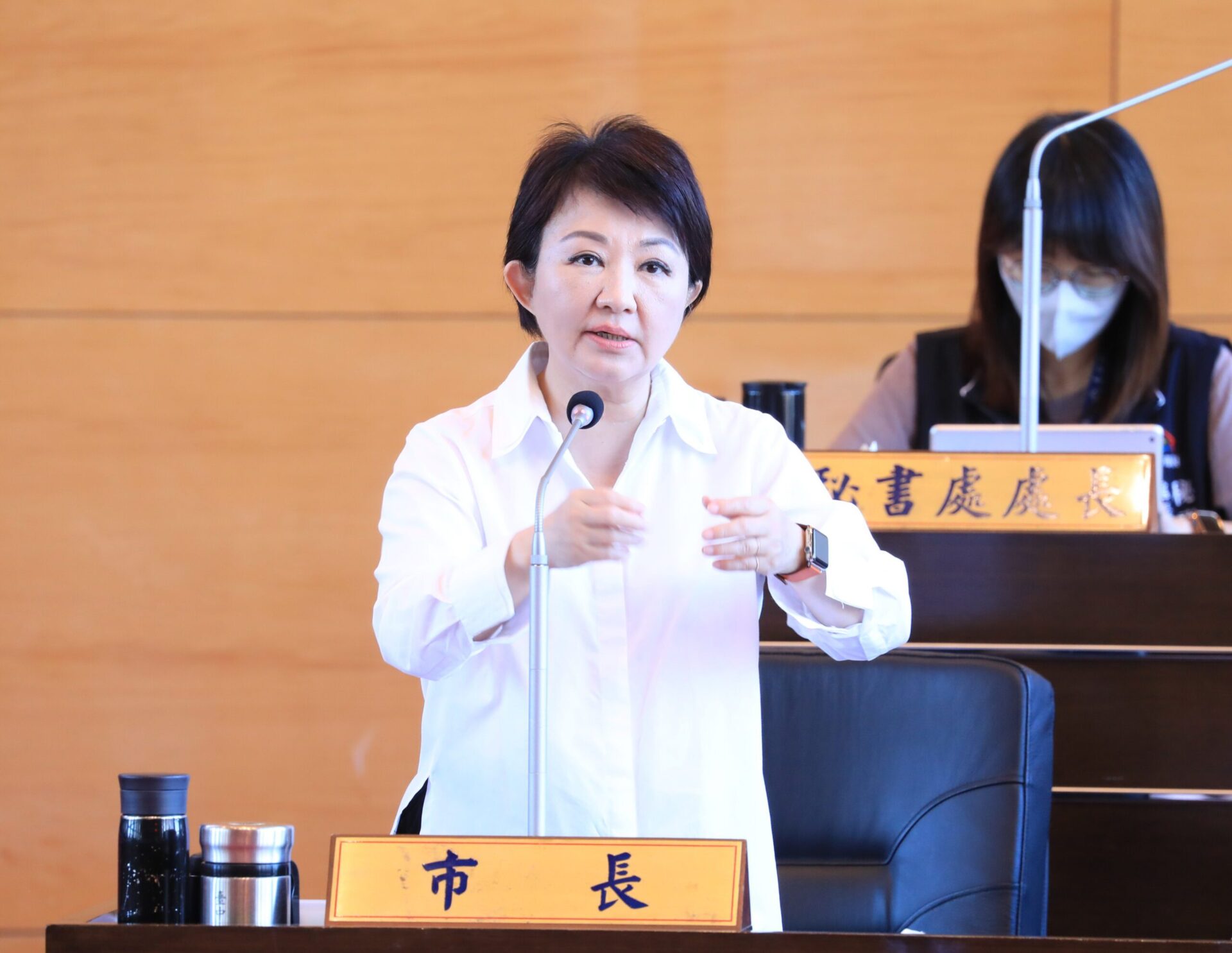 地下避難惹議　盧秀燕：演習不強制、市民就近避難即可