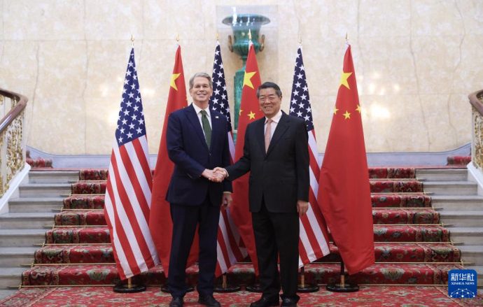 中美倫敦會談達成框架 美財長稱富有成效 中美倫敦會談達成框架 美財長稱富有成效