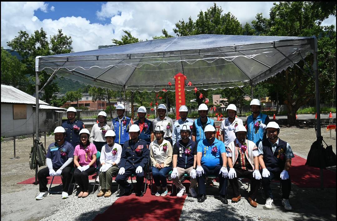 臺東關山分局待勤室今動工 饒慶鈴 為警察同仁打造優質勤務環境