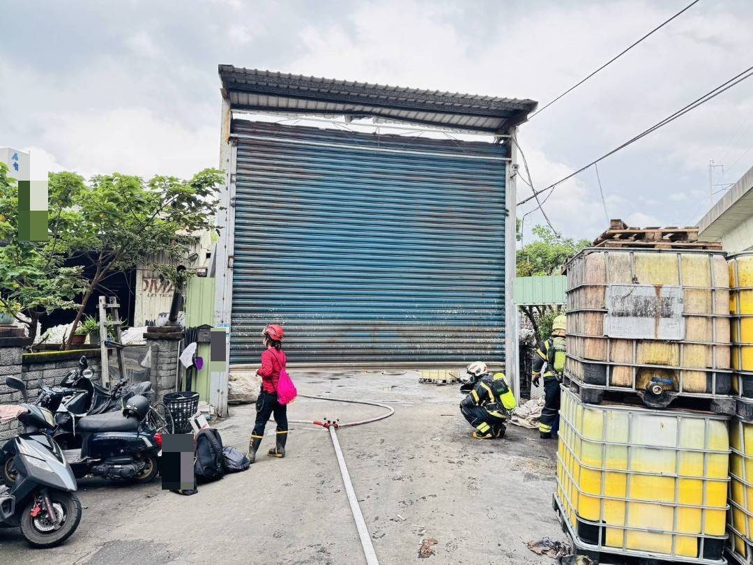 蘆竹再傳資收場火警 6人燒燙傷送醫 蘆竹再傳資收場火警 6人燒燙傷送醫