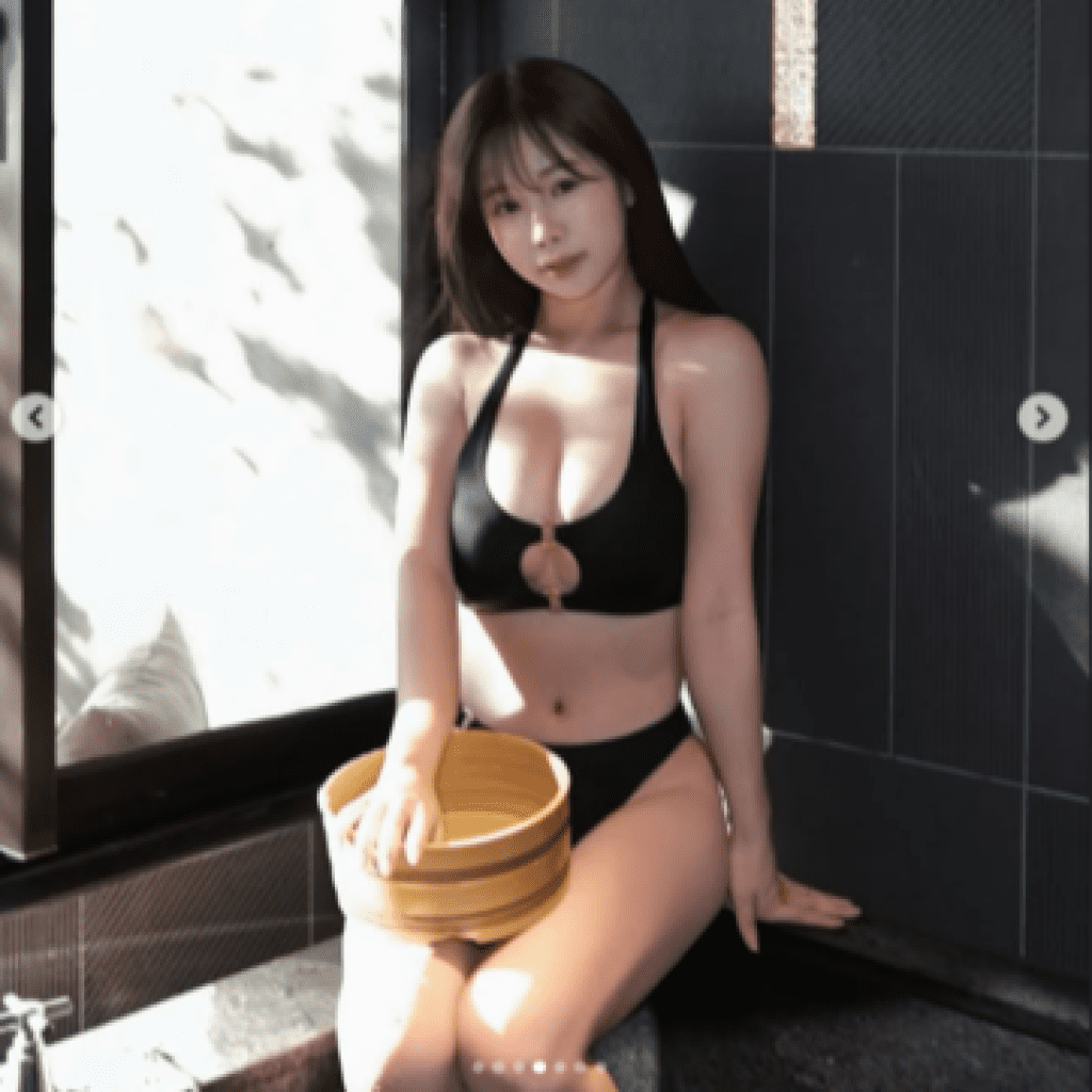 味全龍啦啦隊「小龍女」賴可　火辣泳衣照解放事業線