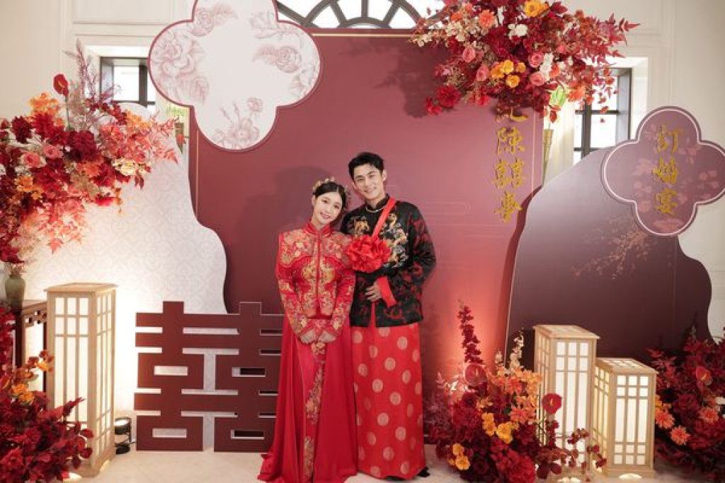 陳奕甜蜜迎娶五分埔千金紀曦晨 文定禮宣布年底當爸 陳奕甜蜜迎娶五分埔千金紀曦晨 文定禮宣布年底當爸