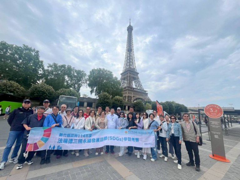 楊文科參訪巴黎塞納河 推動新竹縣親水環境建設 楊文科參訪巴黎塞納河 推動新竹縣親水環境建設