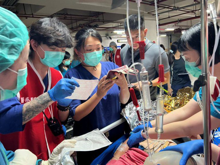 新竹馬偕模擬多元災難演練打造城市韌性最後防線 新竹馬偕模擬多元災難演練打造城市韌性最後防線