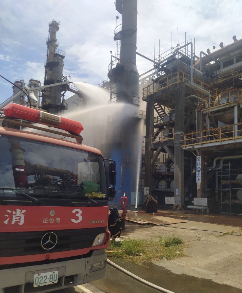 中油大林廠驚傳火警!1承包商遭灼傷緊急送醫 中油大林廠驚傳火警!1承包商遭灼傷緊急送醫
