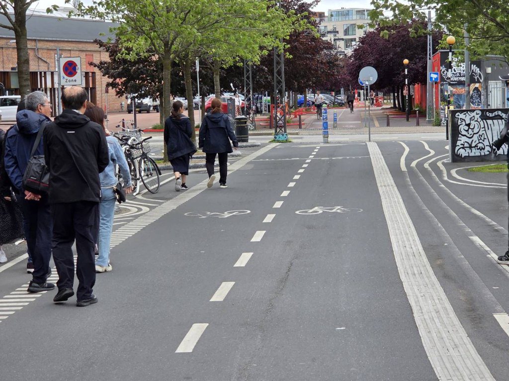 王惠美訪單車之城哥本哈根體驗低碳共享交通運具 王惠美訪單車之城哥本哈根體驗低碳共享交通運具