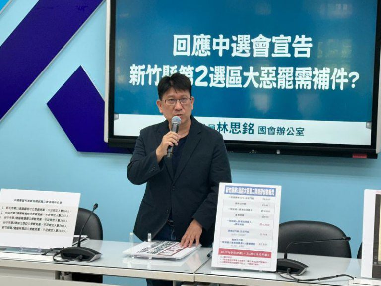 違法操作罷免　林思銘：絕不容忍偷查個資抹黑造謠！絕不姑息！