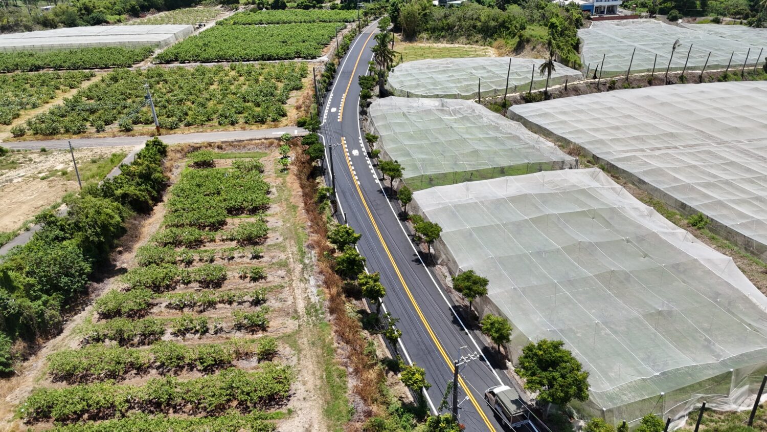 阿公店水庫周邊道路煥然一新 提升觀光產業運輸效率 阿公店水庫周邊道路煥然一新 提升觀光產業運輸效率