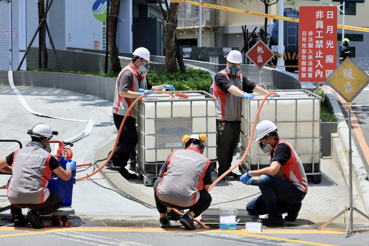 陳其邁視導楠梓科技產業園區跨局處搶救演習