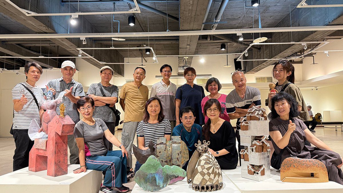 台灣陶瓷雕塑學會年度會員聯展《築光之境》　6/21–7/2大墩文化中心展出