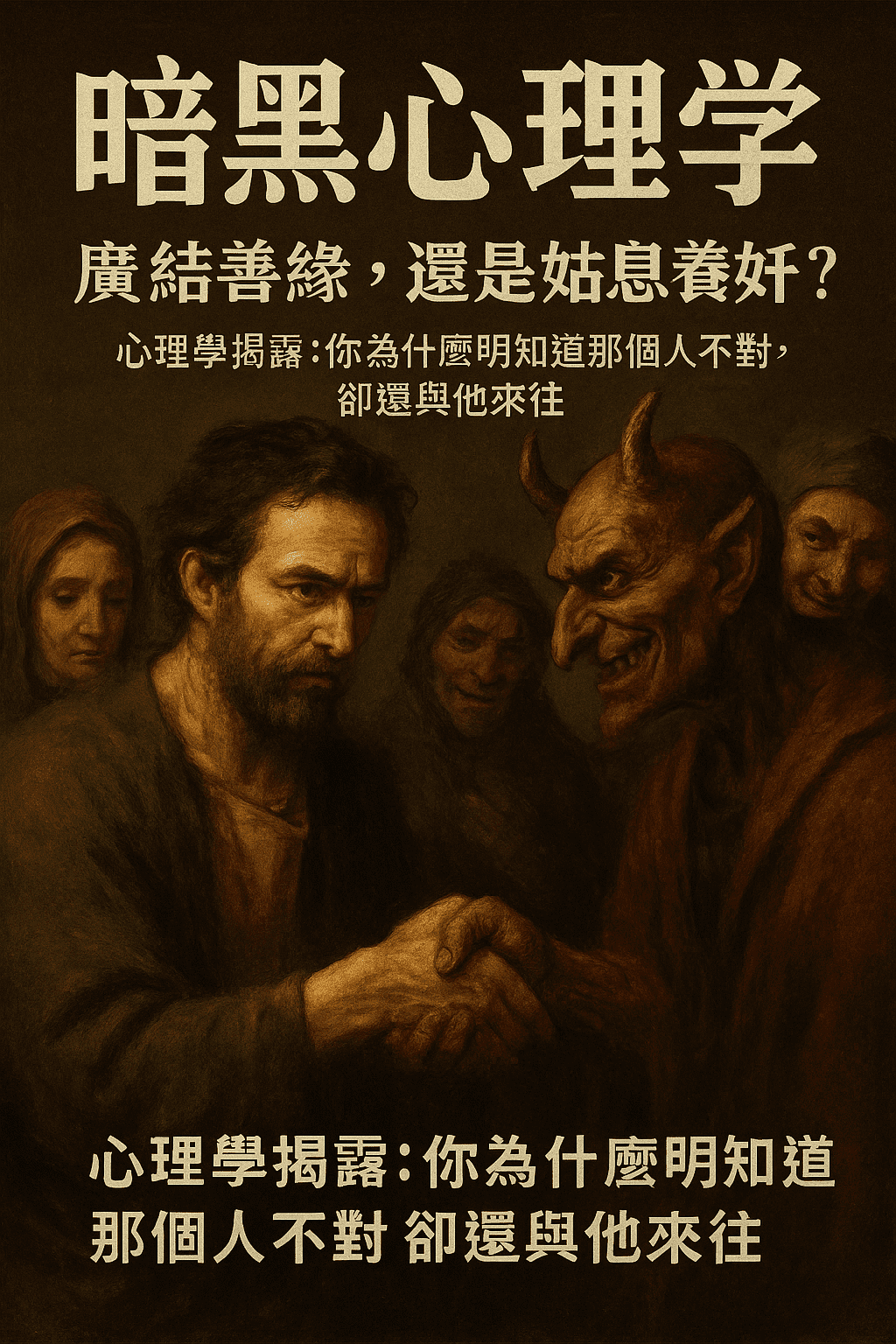 廣結善緣，還是姑息養奸？  ─心理學揭露：為什麼明知道對方有問題，卻還維持關係？