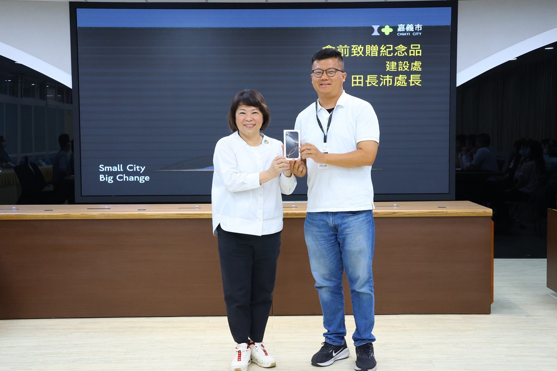嘉義市建設處長田長沛另有生涯規畫請辭　黃敏惠送上期勉與祝福